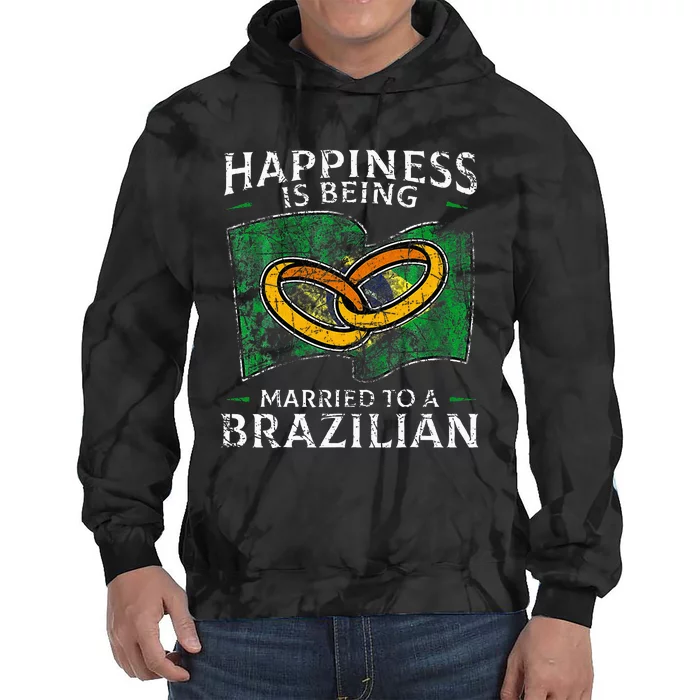 Brazilian Marriage Brazil Married Flag Wedded Culture Tie Dye Hoodie