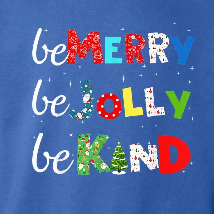 Be Merry Be Jolly Be Kind Christmas Tree Family Christmas Toddler Hoodie