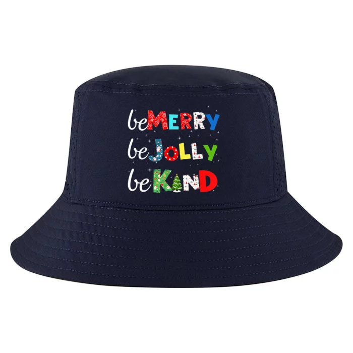 Be Merry Be Jolly Be Kind Christmas Tree Family Christmas Cool Comfort Performance Bucket Hat