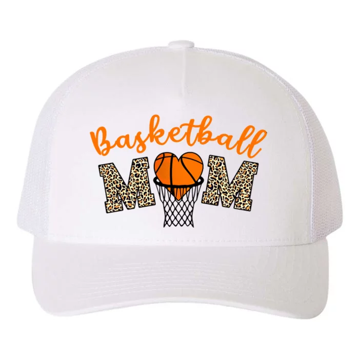 Basketball Mom Basketball Proud Mom Game Day Outfit Gift Yupoong Adult 5-Panel Trucker Hat