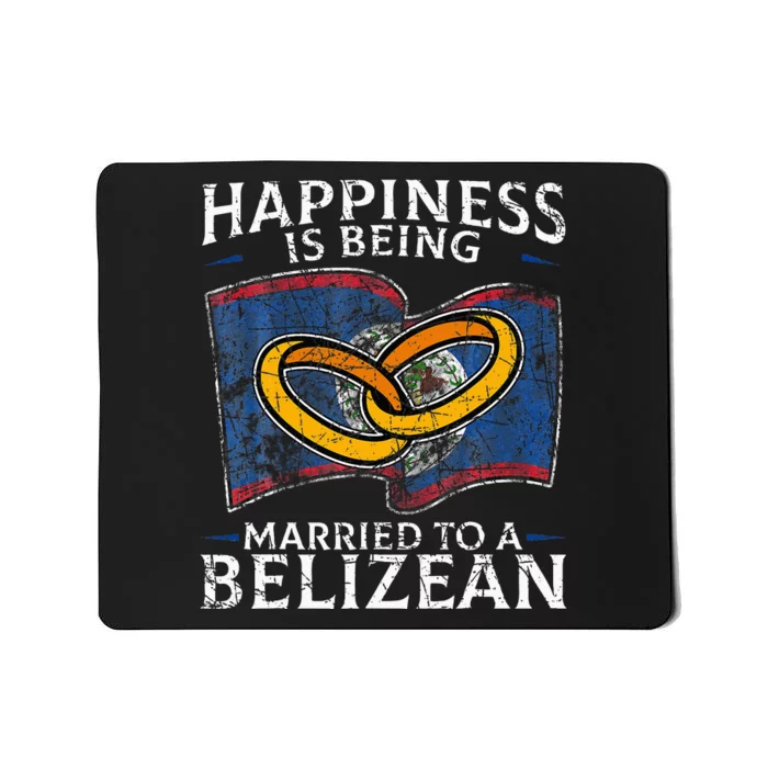 Belizean Marriage Belize Married Flag Wedded Culture Mousepad