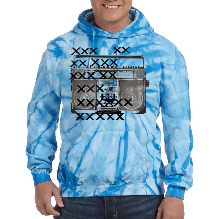 Bass Masters Boombox Tie Dye Hoodie