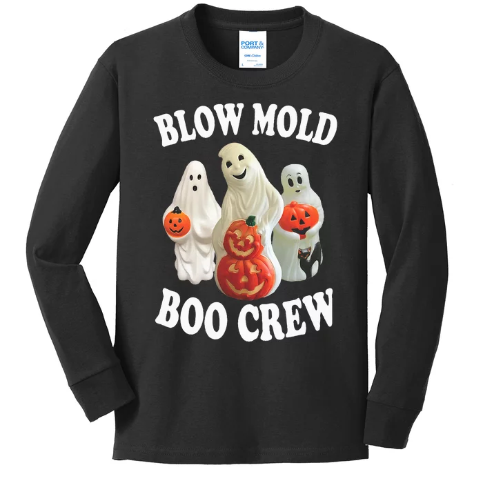 Blow Mold Boo Crew Kids Long Sleeve Shirt