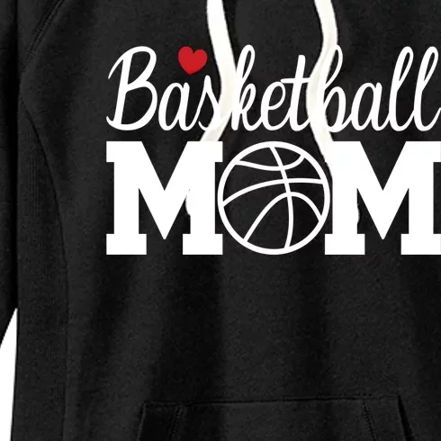 Basketball Mom Basketball Mom Life Game Day Cheer Mom Cool Gift Women's Fleece Hoodie