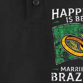 Brazilian Marriage Brazil Married Flag Wedded Culture Dry Zone Grid Performance Polo