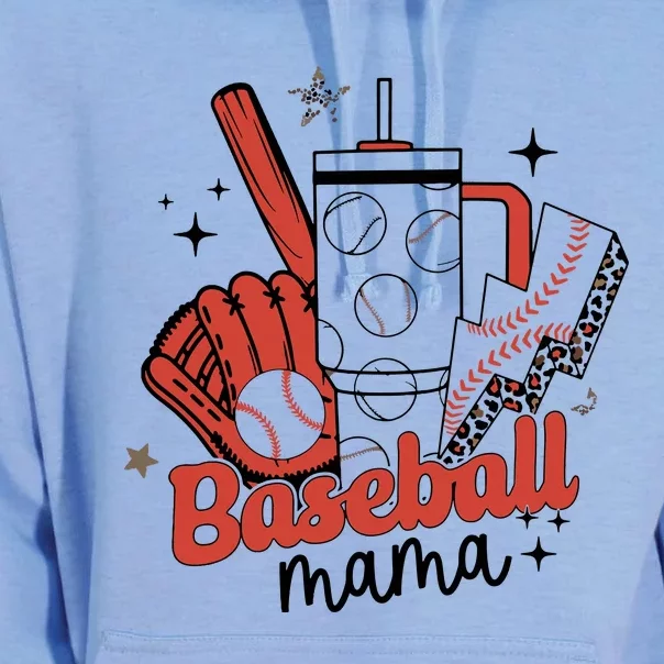 Baseball Mama Unisex Surf Hoodie