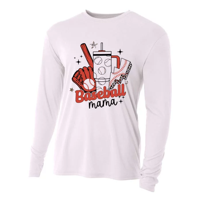 Baseball Mama Cooling Performance Long Sleeve Crew