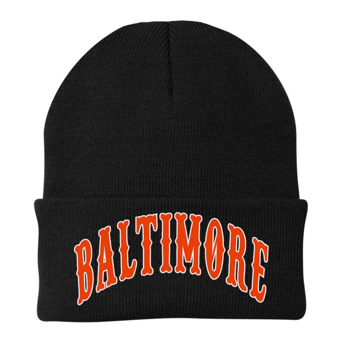 Baltimore Maryland Knit Cap Winter Beanie