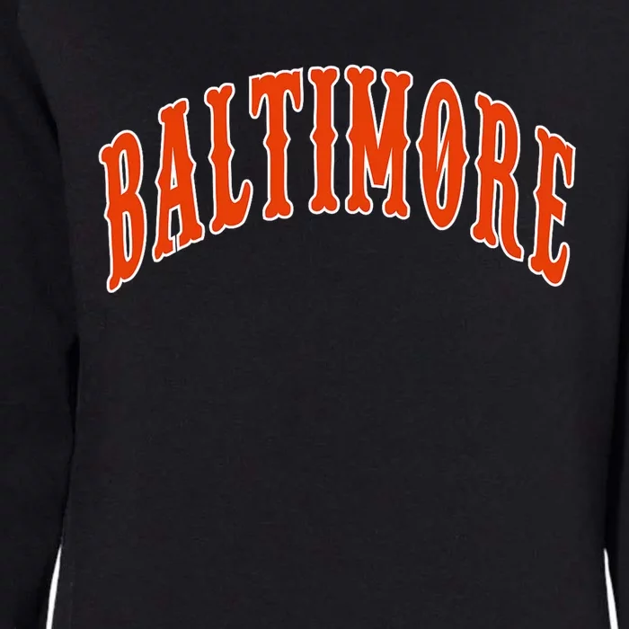 Baltimore Maryland Womens California Wash Sweatshirt