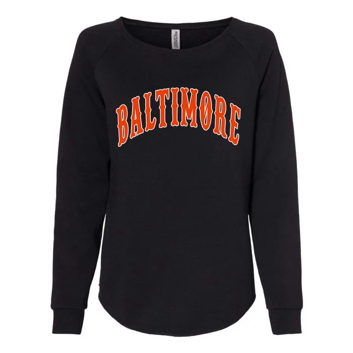 Baltimore Maryland Womens California Wash Sweatshirt