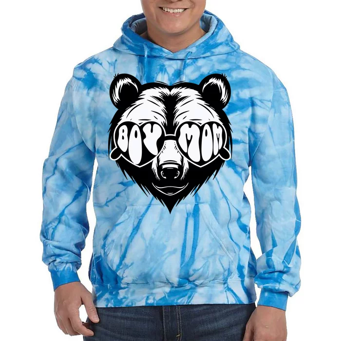 Boy Mom Bear Mothers Day Cool Gifts Tie Dye Hoodie