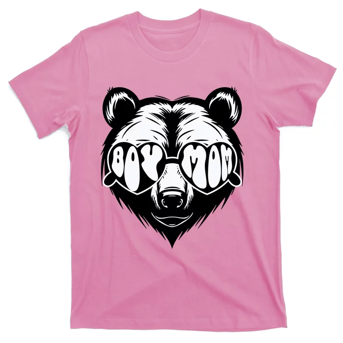 Boy Mom Bear Mothers Day Cool Gifts T-Shirt