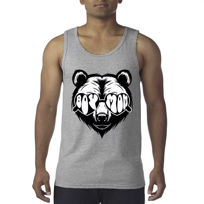 Boy Mom Bear Mothers Day Cool Gifts Tank Top