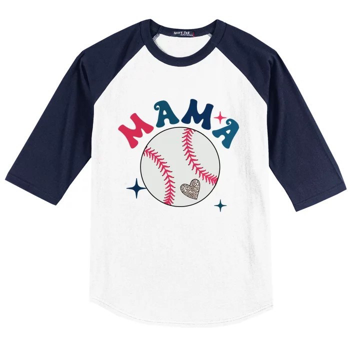 Baseball Mama Baseball Sleeve Shirt