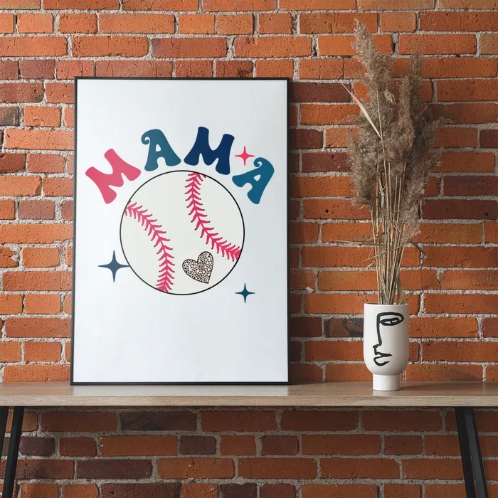 Baseball Mama Poster