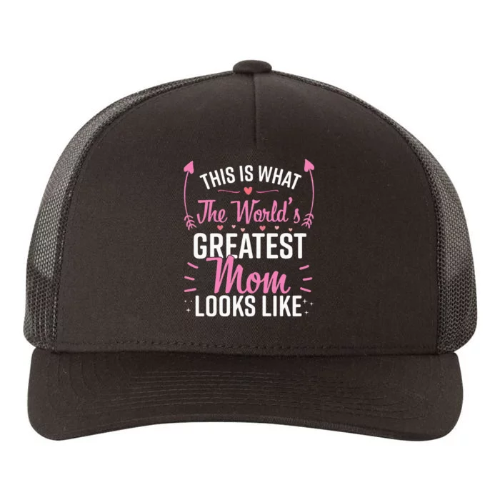 Best Mom Best Mother funny lover mom mother's day Yupoong Adult 5-Panel Trucker Hat