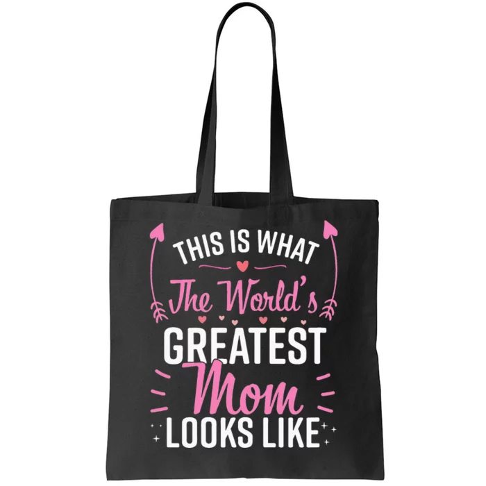 Worlds Greatest Mom Photo Tote Bag