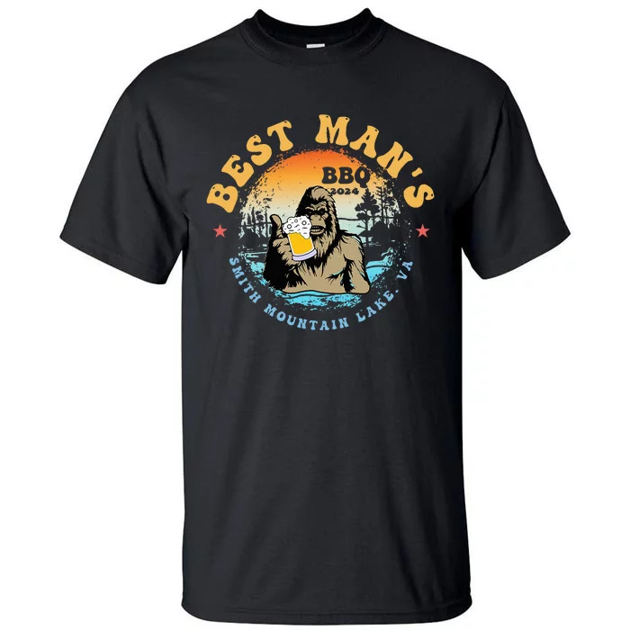 Best ManS Bbq 2024 Smith Mountain Lake Bigfoot Tall T-Shirt