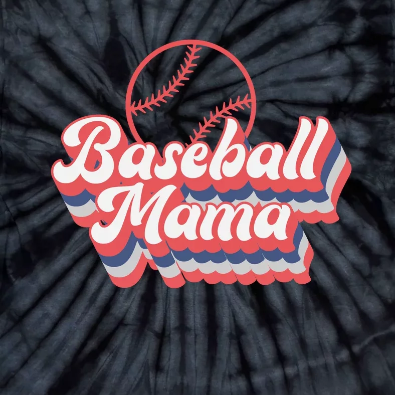 Baseball Mama Tie-Dye T-Shirt