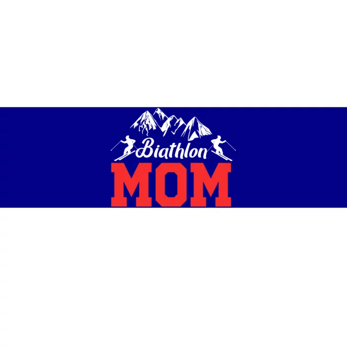 Biathlon Mom Biathlete Ski Skiing Winter Sports Snow Gift Cool Gift Bumper Sticker