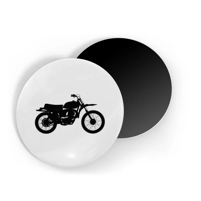 Black Motorcycle Magnet