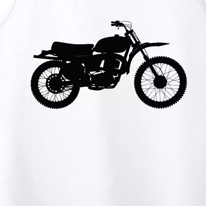 Black Motorcycle Performance Tank