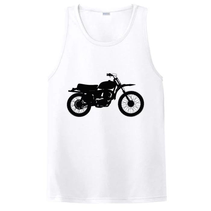 Black Motorcycle Performance Tank