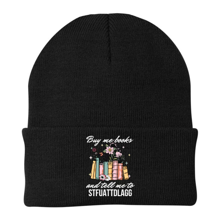 Buy Me Books And Tell Me To STFUATTDLAGG Knit Cap Winter Beanie