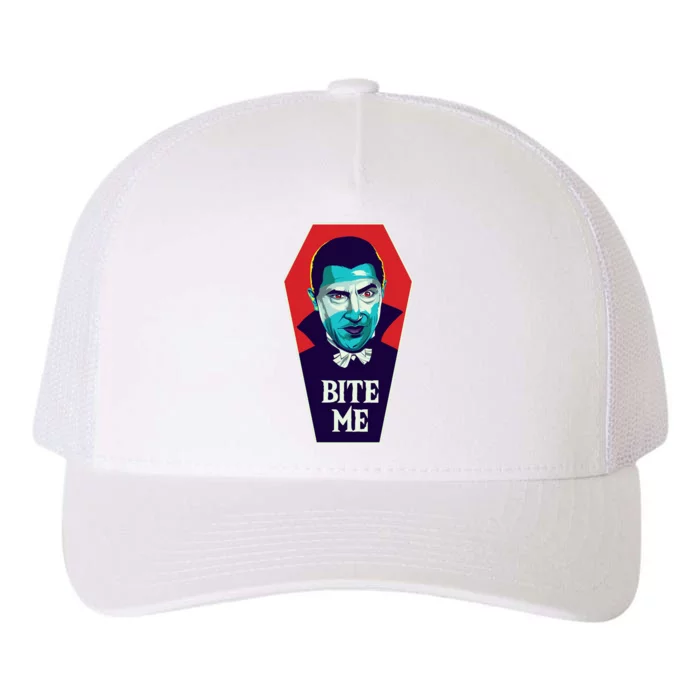 Bite Me Yupoong Adult 5-Panel Trucker Hat