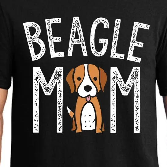 Beagle Mom Beagle Lover Gifts Funny Dog Mom Pet Tee Pajama Set