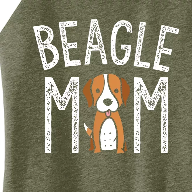 Beagle Mom Beagle Lover Gifts Funny Dog Mom Pet Tee Women’s Perfect Tri Rocker Tank