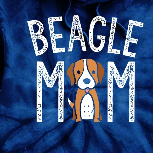 Beagle Mom Beagle Lover Gifts Funny Dog Mom Pet Tee Tie Dye Hoodie