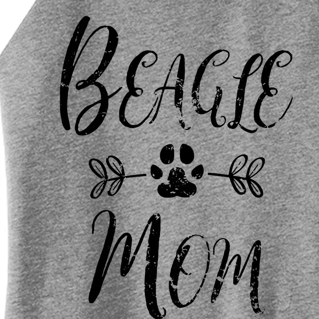 Beagle Mom Beagle Mom Lover Owner Funny Dog Mom Women’s Perfect Tri Rocker Tank