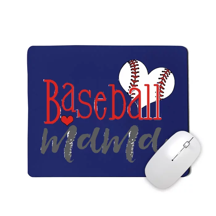 Baseball Mom Baseball Mama Baseball Mom Mousepad