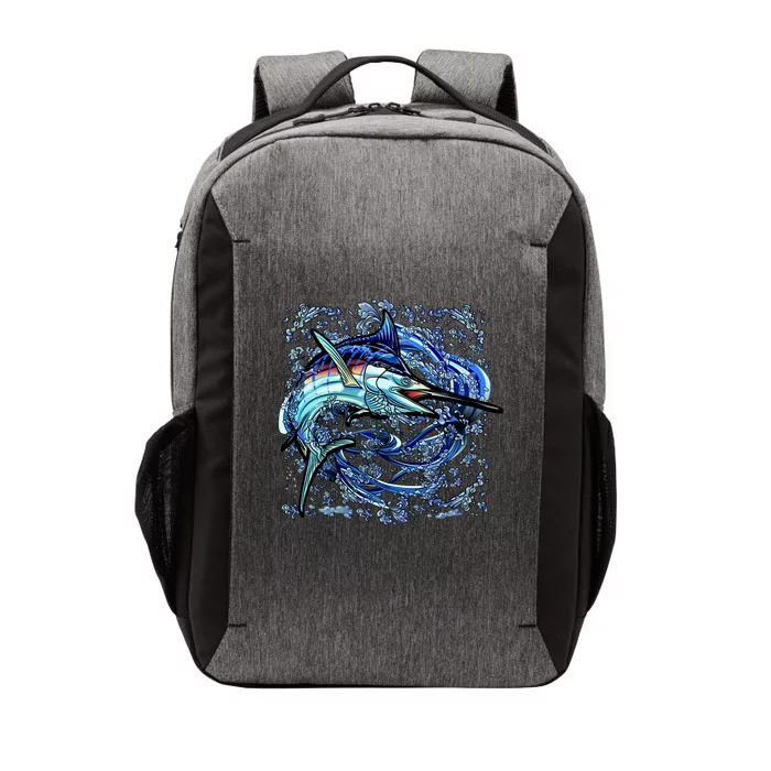 Blue Marlin Vector Backpack