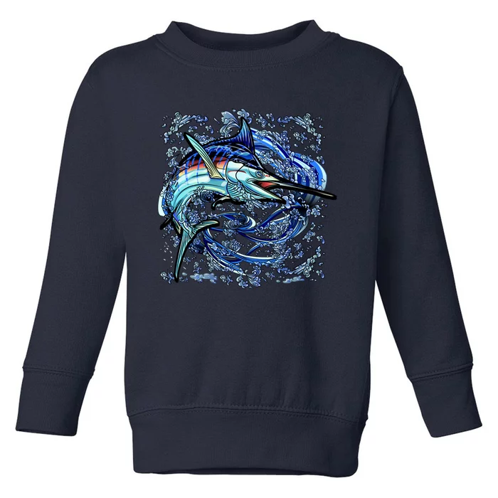 Blue Marlin Toddler Sweatshirt