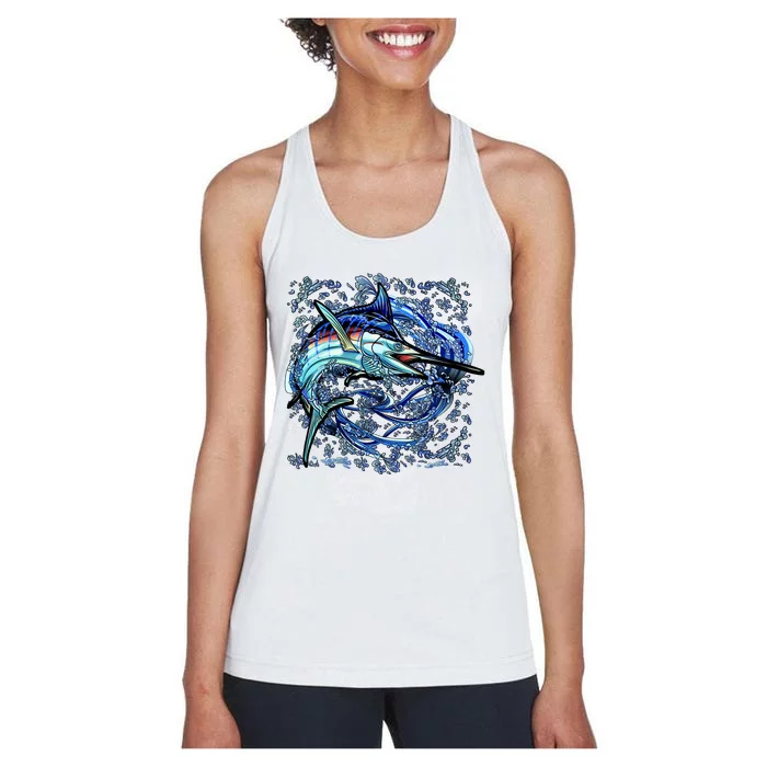 Blue Marlin Women's Racerback Tank