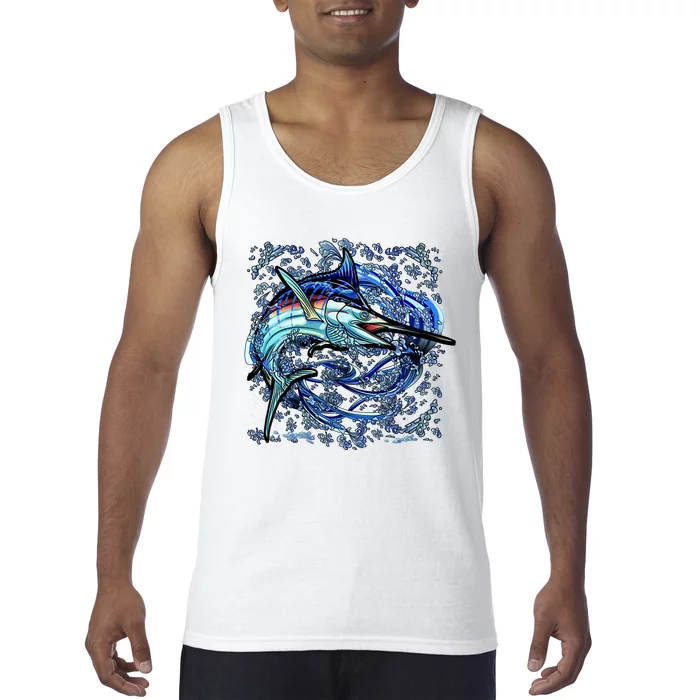 Blue Marlin Tank Top