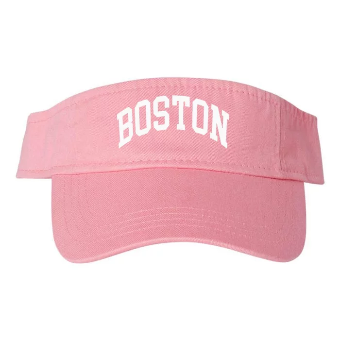 Boston Massachusetts Valucap Bio-Washed Visor