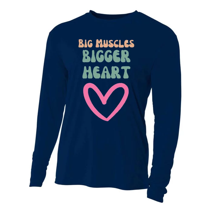 Big Muscles Bigger Heart Cooling Performance Long Sleeve Crew