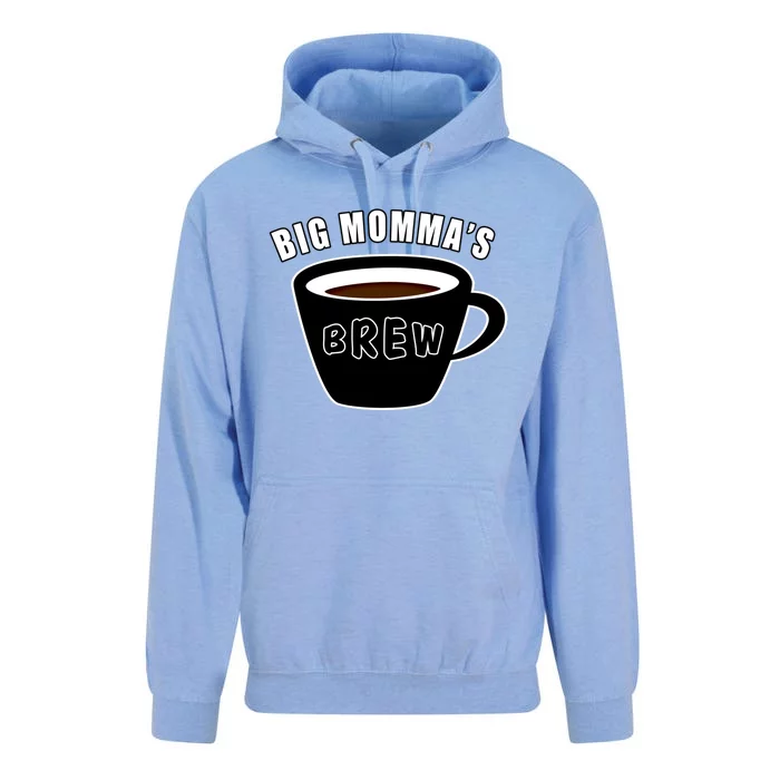 Big Mommas Brew Funny Coffee Lovers Camping Gift For Mom Funny Gift Unisex Surf Hoodie