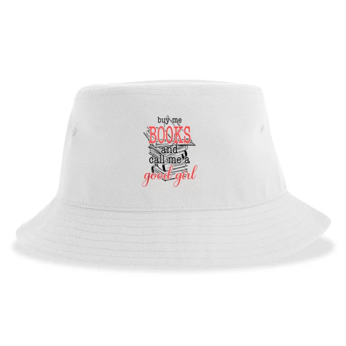 Buy Me Books & Call Me A Good Girl Apparel Book Lover Sustainable Bucket Hat