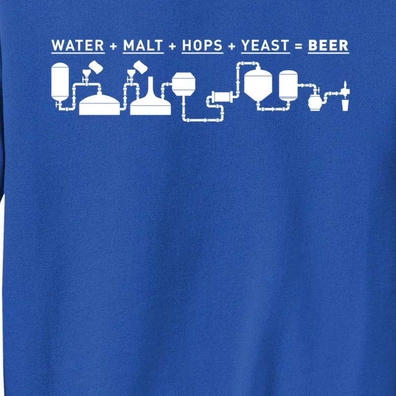 Beer Making Cycle Diagram For Homebrew Gift Tall Sweatshirt