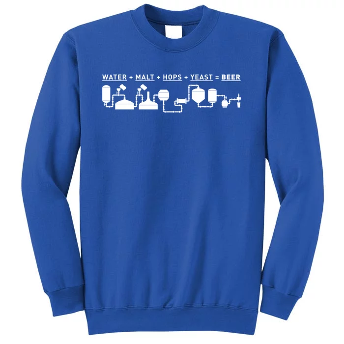 Beer Making Cycle Diagram For Homebrew Gift Tall Sweatshirt