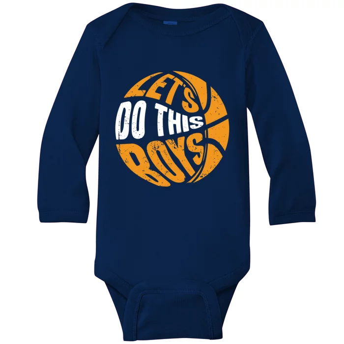 Basketball Mom Cool Gift Dad Basketball Lover Basketball Coach Gift Baby Long Sleeve Bodysuit