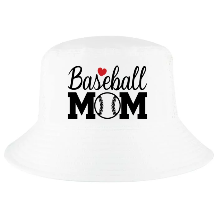 Baseball Mom Cute Mom Life Baseball Game Day Cheer Mom Gift Cool Comfort Performance Bucket Hat