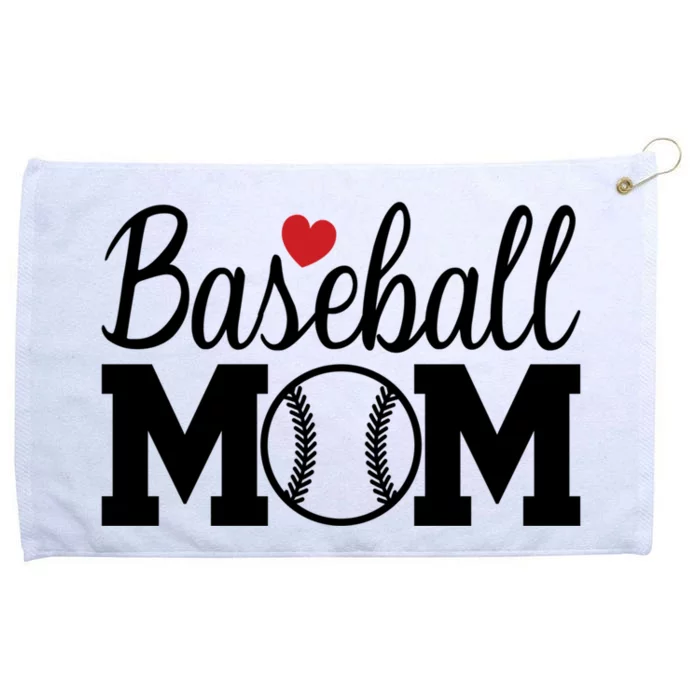 Baseball Mom Cute Mom Life Baseball Game Day Cheer Mom Gift Grommeted Golf Towel