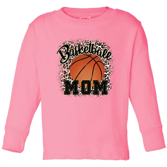 Basketball Mom Cool Gift Toddler Long Sleeve Shirt