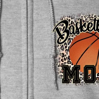 Basketball Mom Cool Gift Full Zip Hoodie