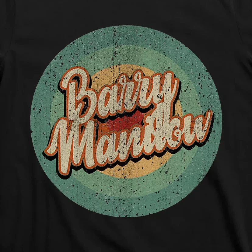 Barry Manilow Circle Retro T-Shirt